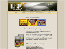 Tablet Screenshot of mckays-seasoning.com